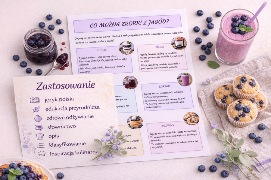 Co można zrobić z jagód? [Infografika]