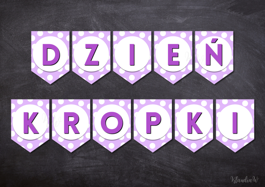 DZIEŃ KROPKI - GIRLANDA