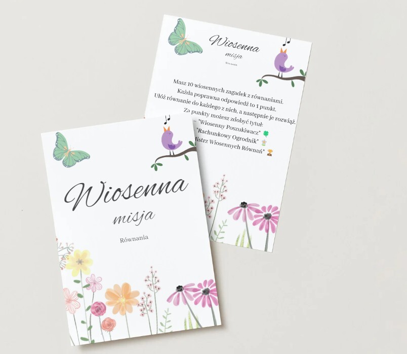 Wiosenna misja - równania