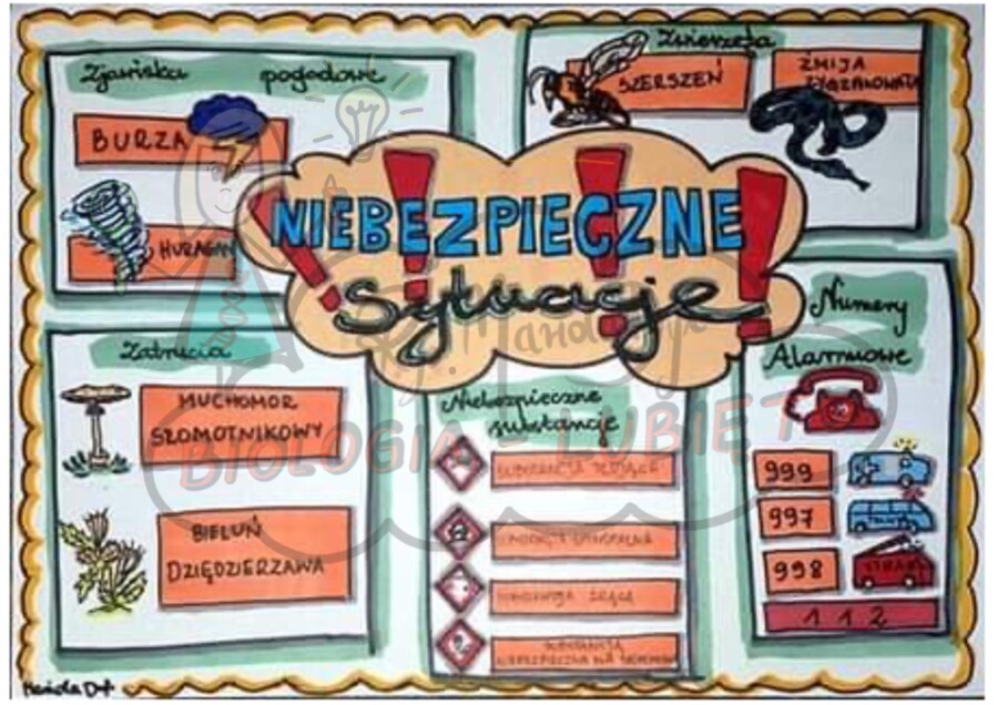 Klasa 4. Niebezpieczne sytuacje. Notatka z lekcji.