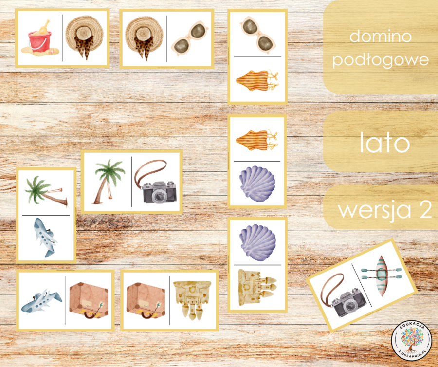 Domino podłogowe - lato - wersja 2