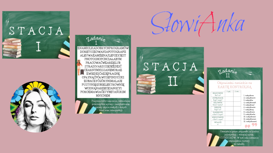 NOWOŚĆ!!! Międzynarodowy Dzień Języka Ojczystego STACJE ZADANIOWE + GIRLANDA z napisem