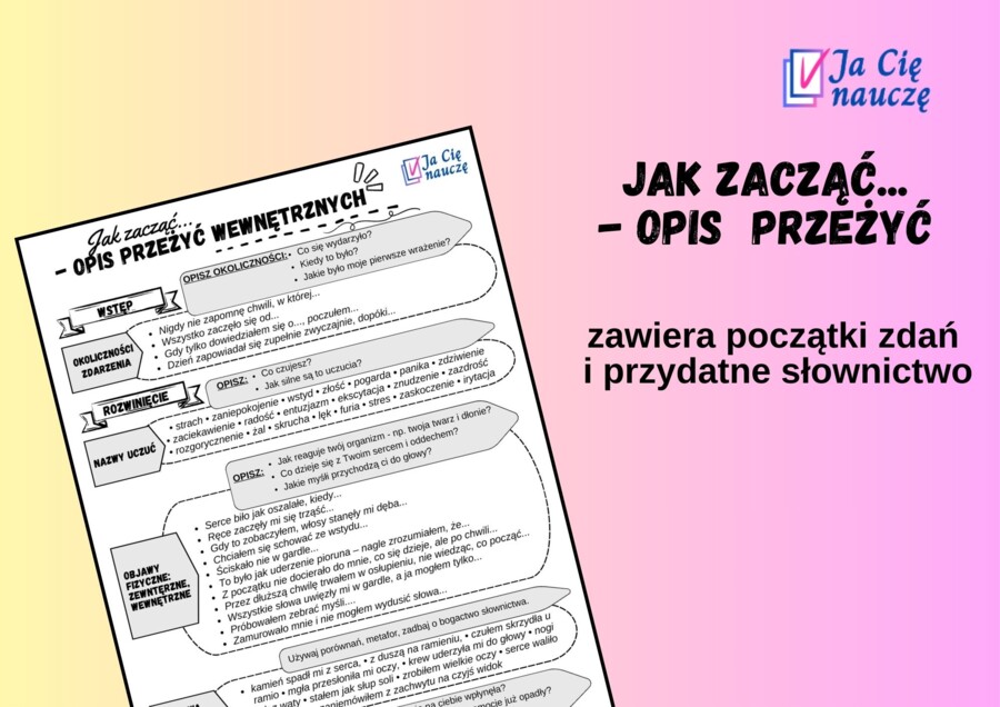 Język polski. Jak zacząć... - opis przeżyć
