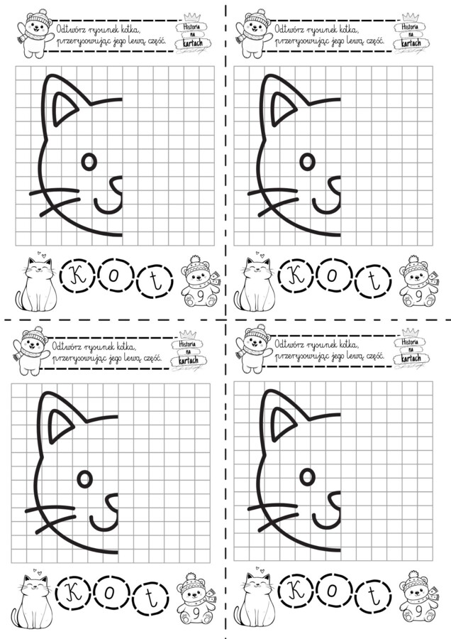 Zimowe odliczanie z zadaniami - klasa 1 szkoła podstawowa