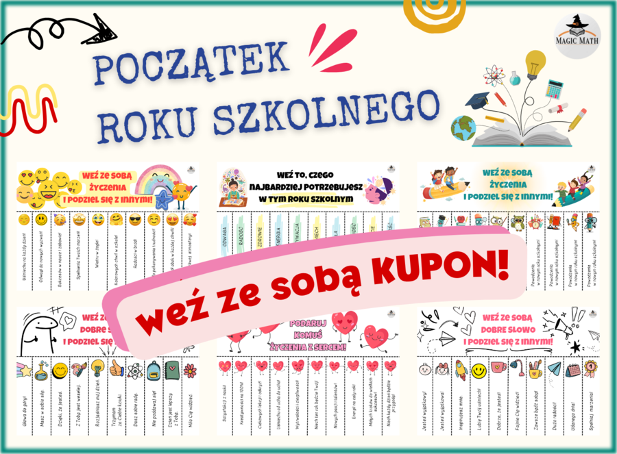 DOBRE SŁOWO NA POCZĄTEK ROKU - KUPONY - Weź ze sobą dobre słowo/życzenia