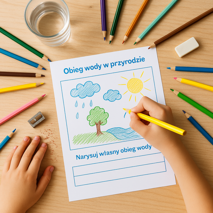 Karta pracy „Cykl obiegu wody”