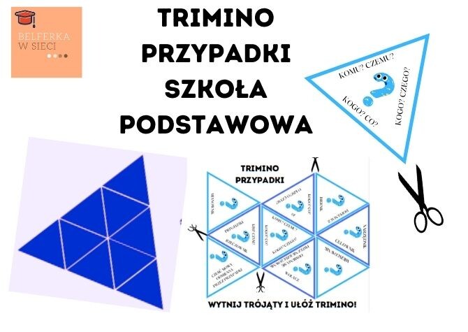 Trimino - przypadki, szkoła podstawowa, język polski