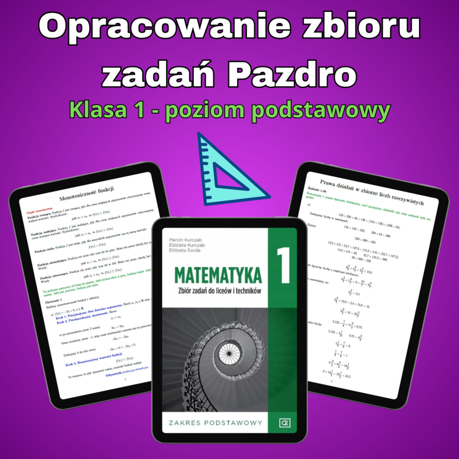 Opracowanie zbioru zadań Pazdro 1P