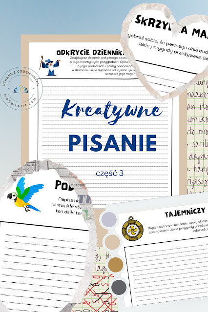 Zestaw ćwiczeń do kreatywnego pisania w klasach IV-VIII- komplet trzeci