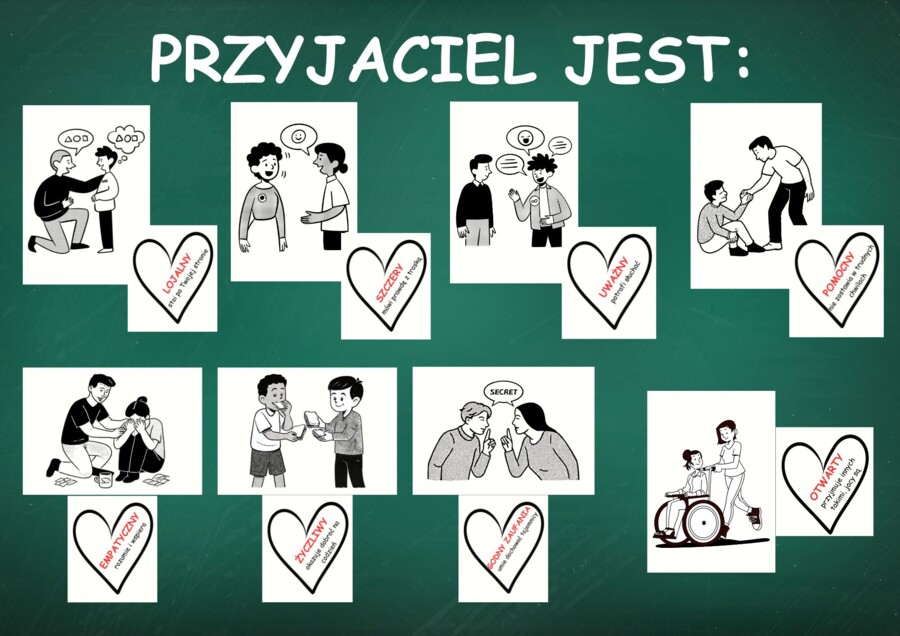 Gazetka Szkolna "Przyjaciel jest:"