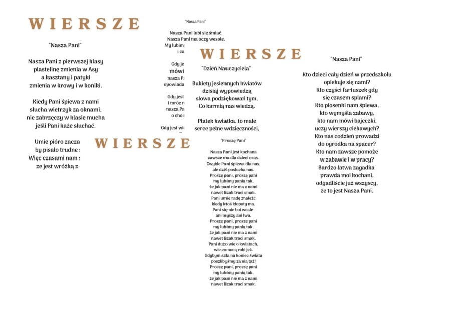 DZIEŃ EDUKACJI NARODOWEJ, DZIEŃ NAUCZYCIELA