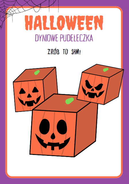 Halloweenowe pudełeczka – Zrób to sam! Idealne na lekcje dla młodszych uczniów! HALLOWEEN