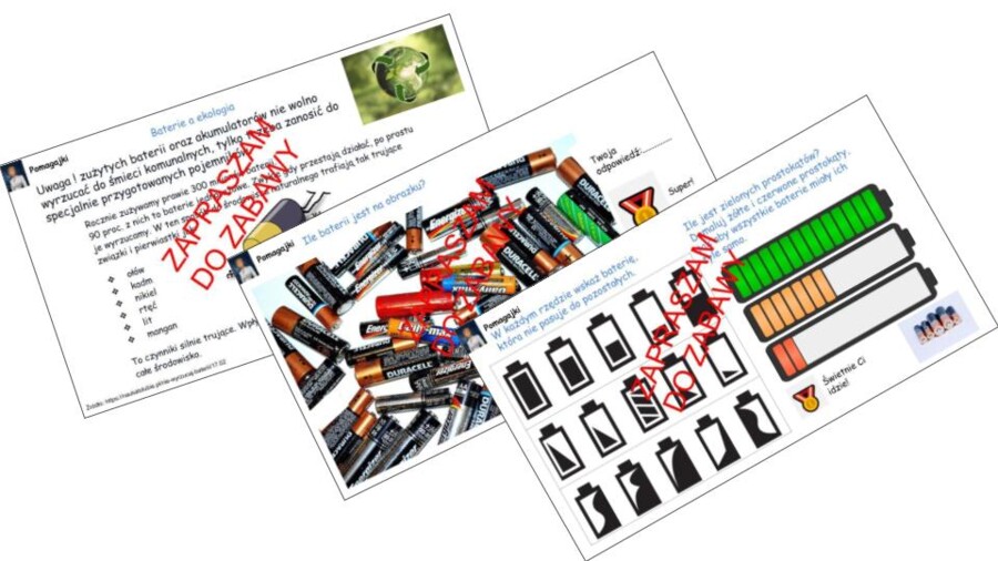 ☘?Dzień Ziemi 22.04 - zabawy z bateriami