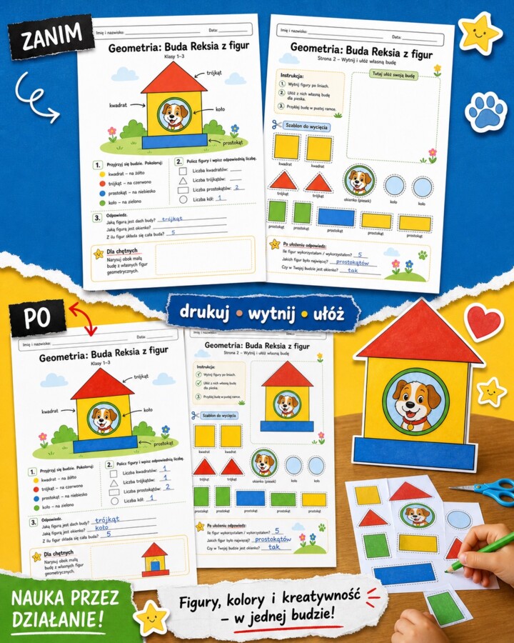 Geometria. Buda Reksia z figur
