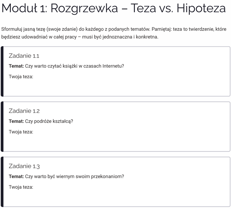 Rozprawka - Język Polski - Egzamin Ósmoklasisty