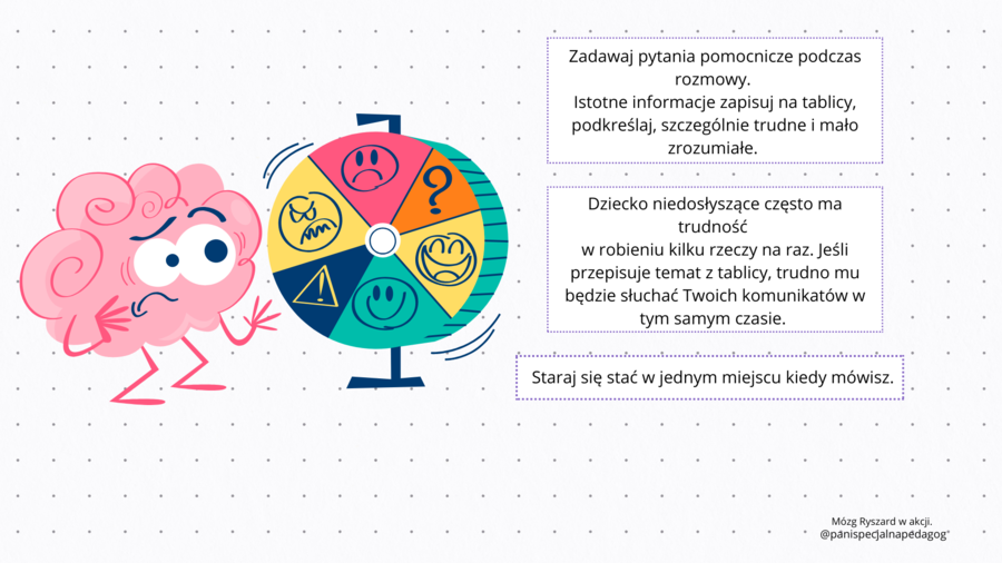 Dostosowania dla ucznia w trakcie bieżącej pracy na lekcji. Rada szkoleniowa WDN. Gazetka dla nauczycieli.