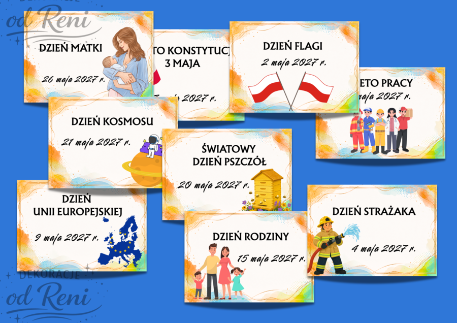 Kalendarz świąt, dni nietypowych i ważnych dat w roku szkolnym 2026/2027  wersja 1
