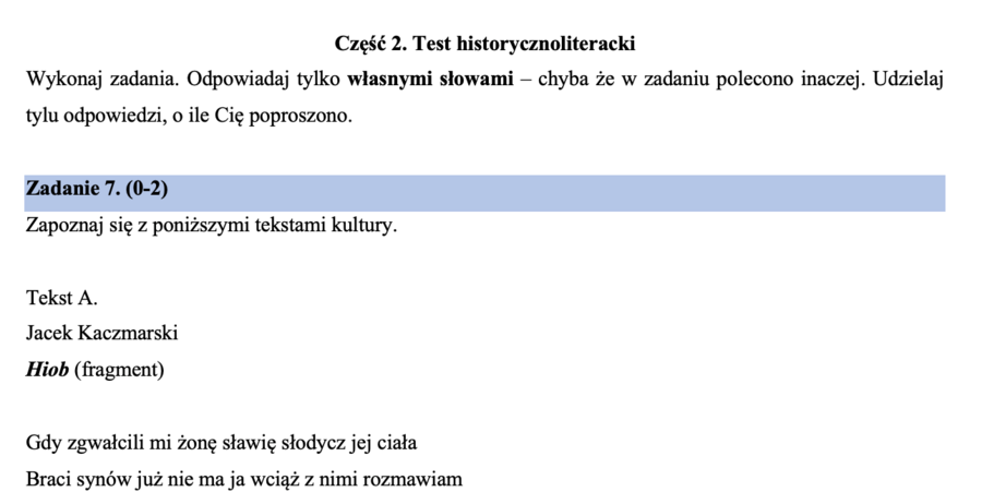 Pewniak do Matury #2: Autorski Egzamin Próbny z Języka Polskiego z Pełnym Kluczem Odpowiedzi