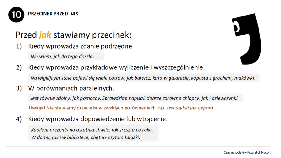 Prezentacja: Najważniejsze zasady stosowania przecinków w języku polskim