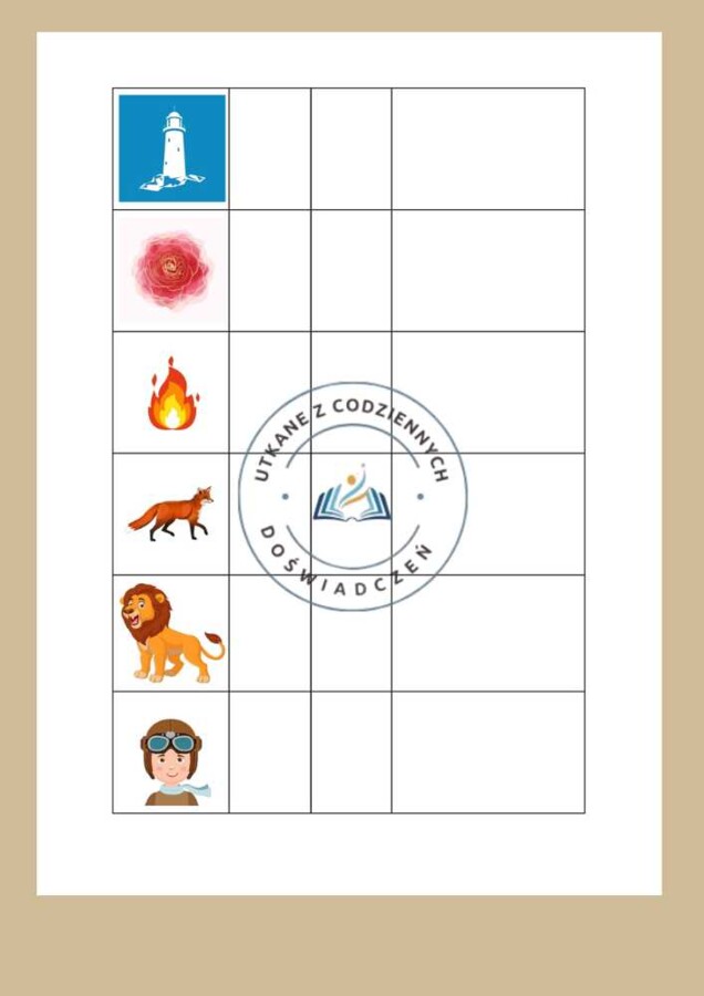 Obrazkowe powtórki lekturowe