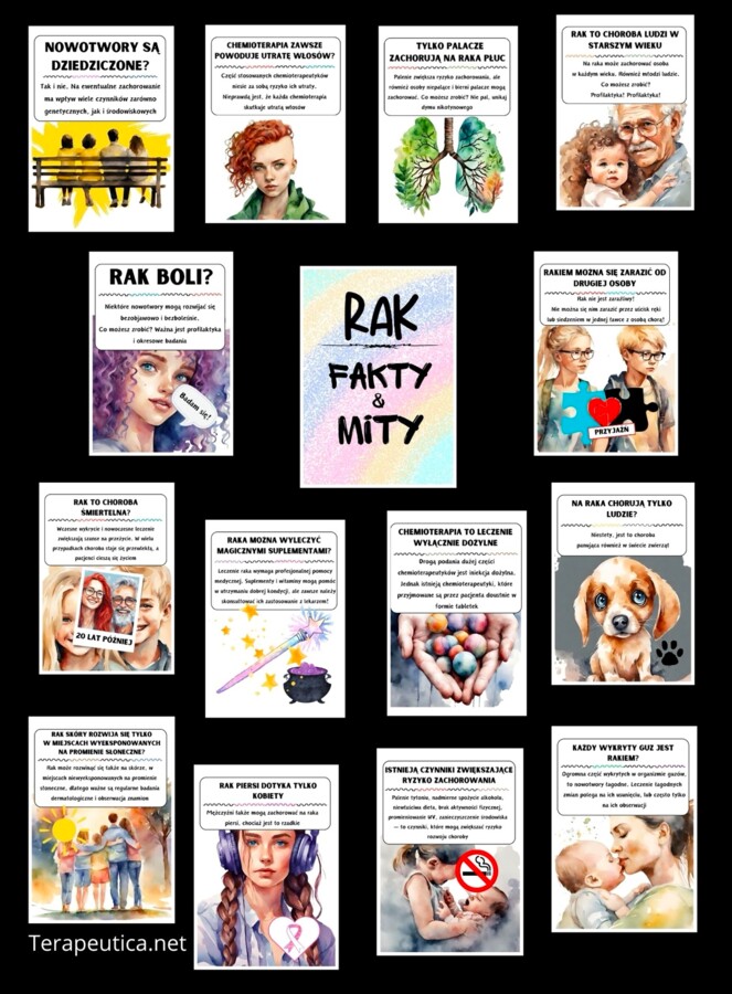 Rak - fakty i mity. Dzień walki z rakiem - gazetka