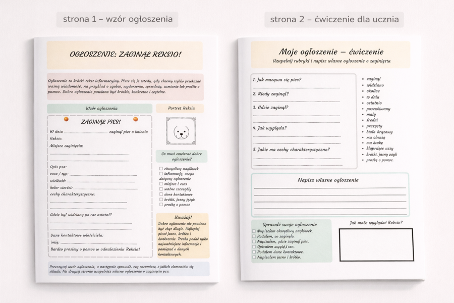 Ogłoszenie: zaginął Reksio!