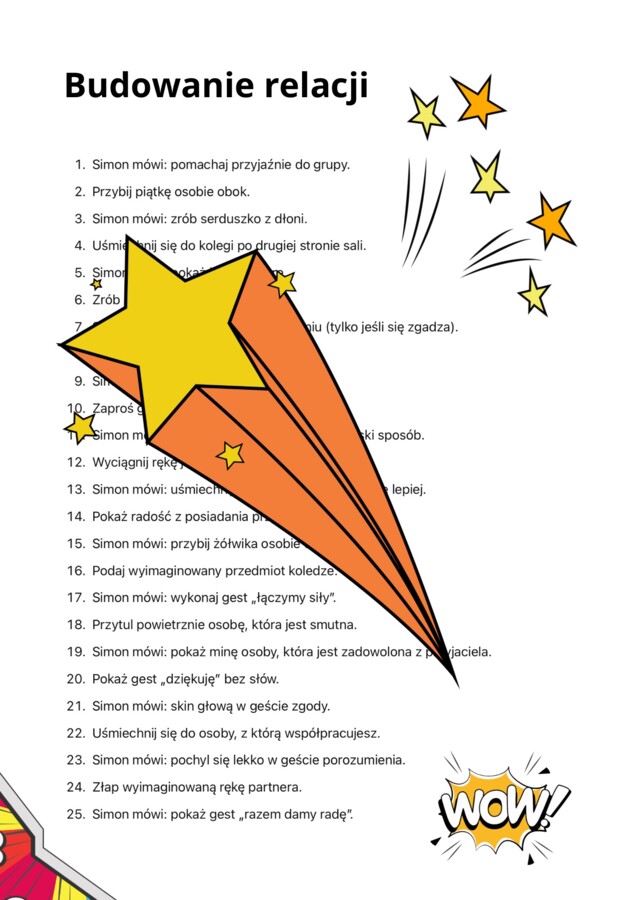 Simon mówi - emocje - 15 bloków tematycznych
