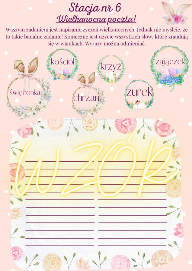 Wielkanoc. Wielkanocne stacje zadaniowe