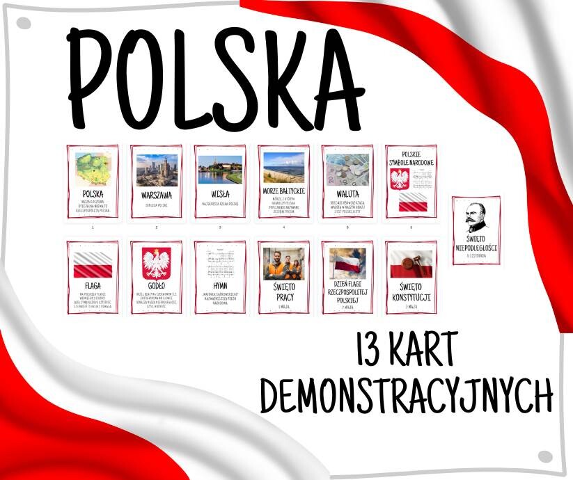 Polska - karty dydaktyczne