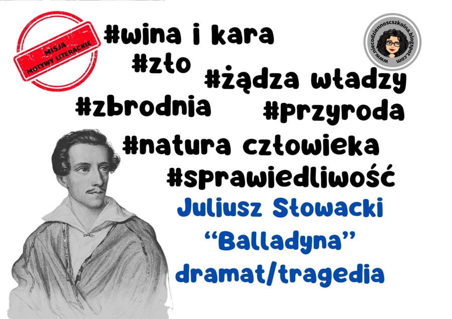 Misja MOTYWY LITERACKIE NA EGZAMIN ÓSMOKLASISTY - GAZETKA