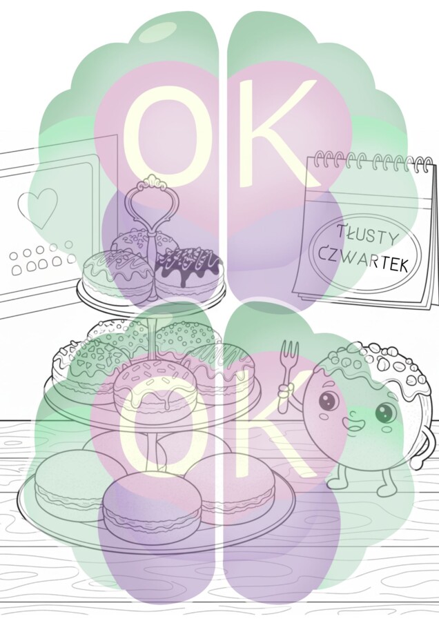 Tłusty Czwartek – karty pracy, zabawa