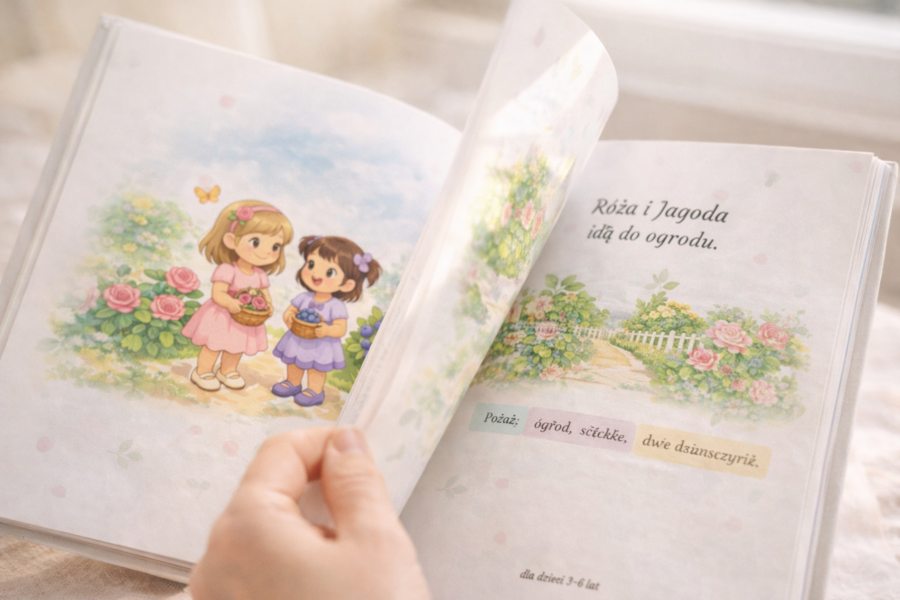 Róża i Jagoda – książeczka obrazkowa do rozmów