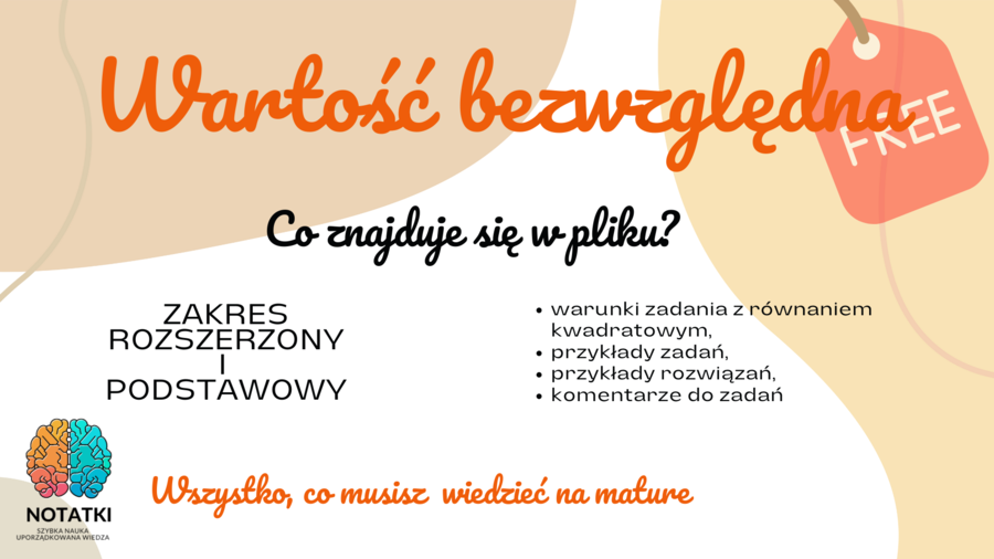 Wartość Bezwzględna - notatka