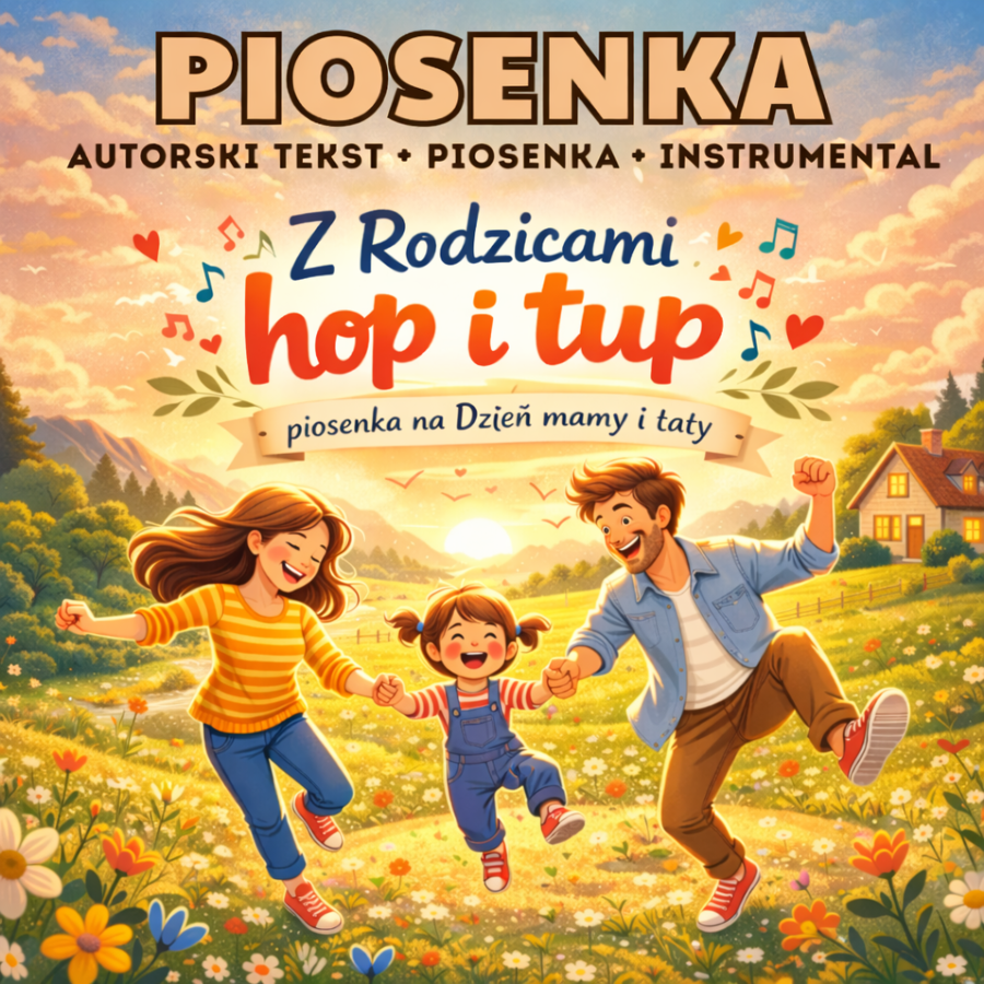 PIOSENKA NA DZIEŃ MAMY I TATY "Z rodzicami hop i tup"