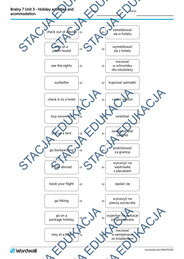 Brainy 7 Unit 3- zestaw zadań (65 stron!)