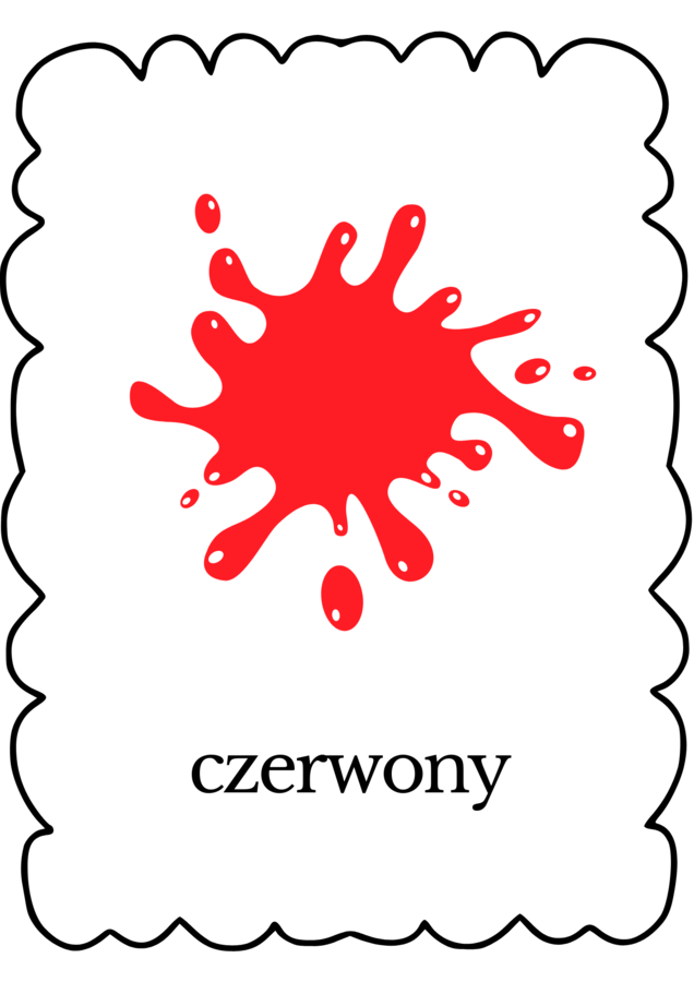 Kolory - karty edukacyjne dla najmłodszych