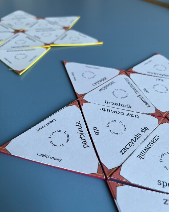 Trimino - części mowy - powtórka