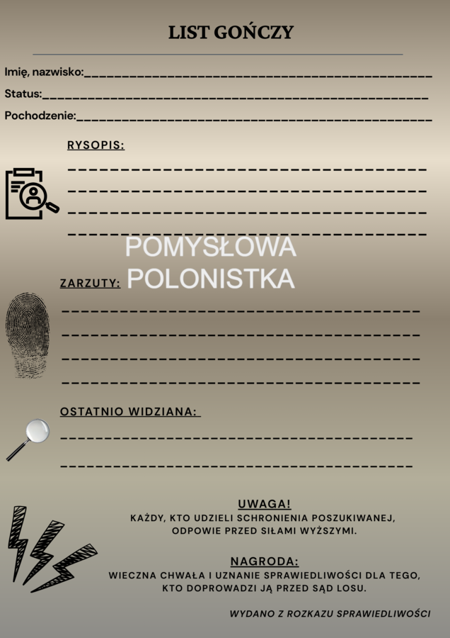 Balladyna-karty pracy