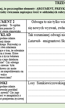 ROZWIJANA ROZPRAWKA pomoc dla uczniów klas 7-8