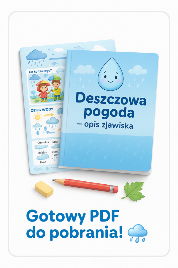 Deszczowa pogoda – opis zjawiska
