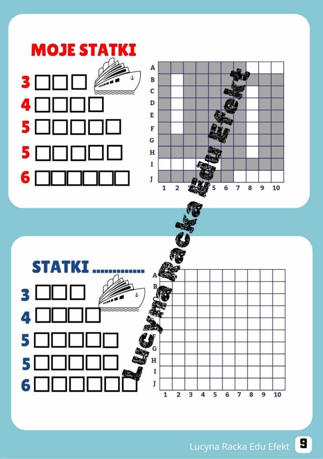 Statki – szablony jęz. polski