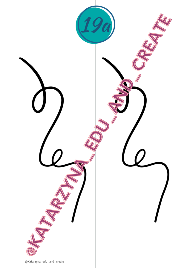 Skoordynuj swój mózg - zygzaki - ćwiczenia grafomotoryczne