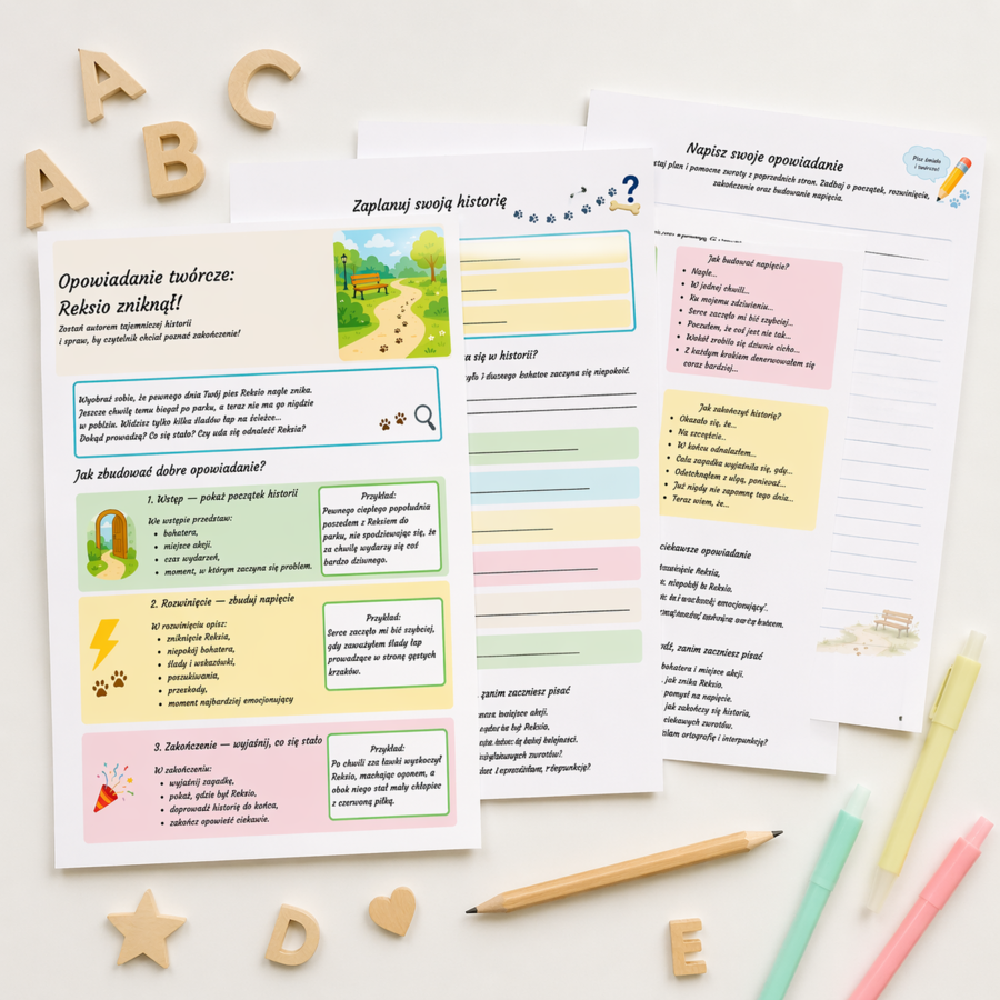 Opowiadanie twórcze: Reksio zniknął