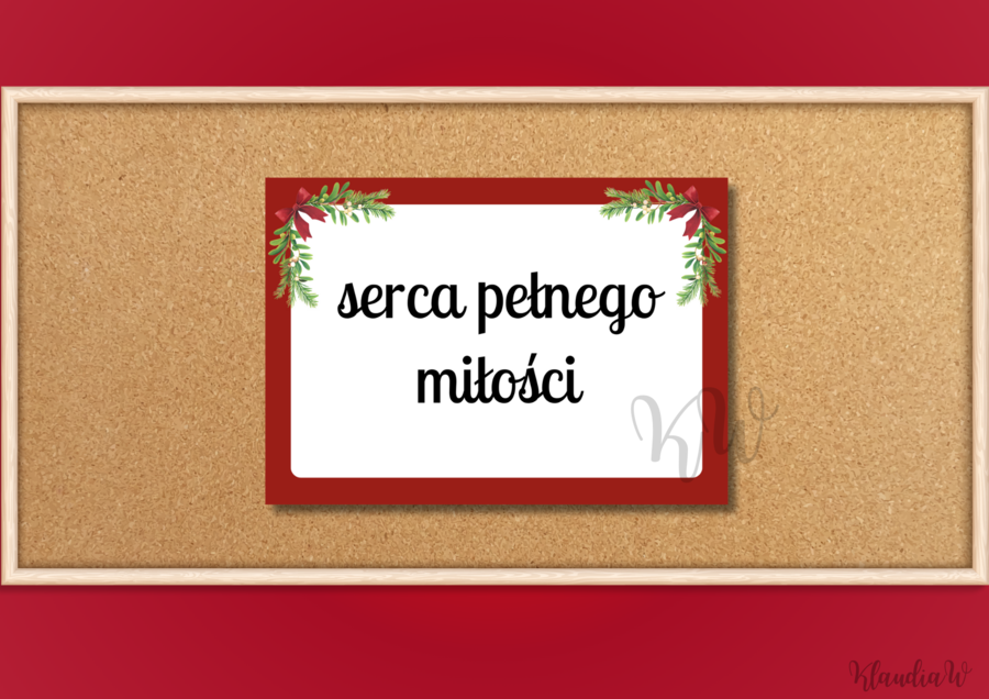 Gazetka z życzeniami na Boże Narodzenie - wersja 1