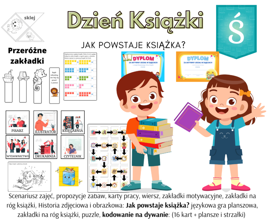 ?Światowy Dzień Książki? - 23.04. ?Jak powstaje książka ??