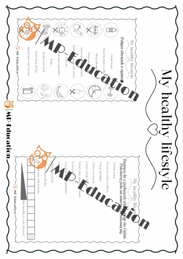 My healthy lifestyle - Mój zdrowy tryb życia