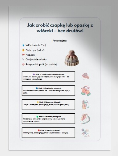 Ręcznie robione ciepłe dodatki. Pomysły DIY. Warsztaty