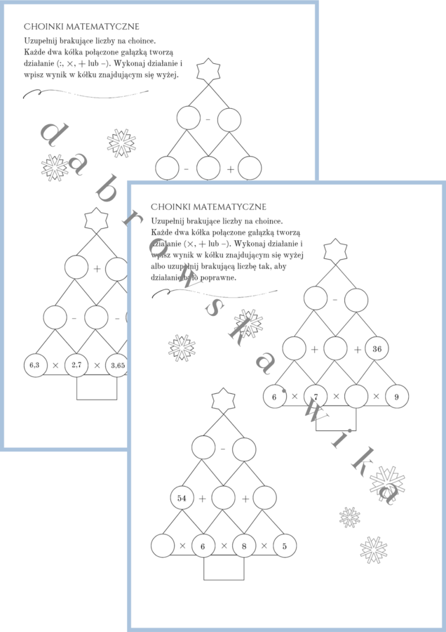 Choinki matematyczne