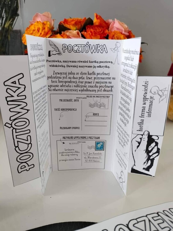 Krótkie formy wypowiedzi - zaproszenie, ogłoszenie. dedykacja, list prywatny , list oficjalny