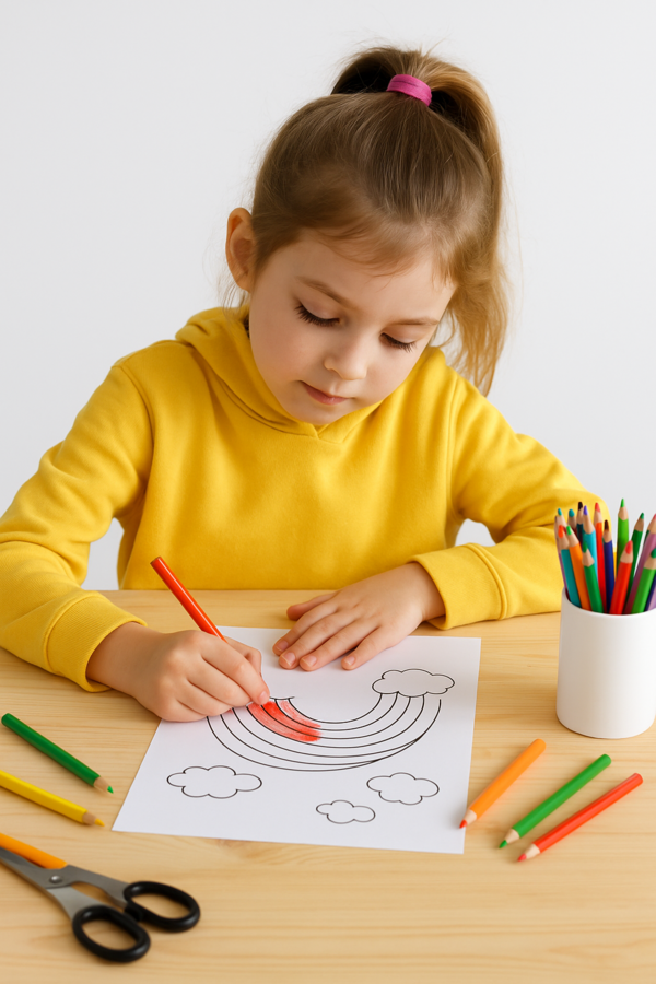 Karty pracy „Deszczowe zabawy”